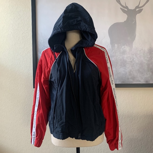 Abercrombie & Fitch Women's Hooded Jacket Size Medium - Picture 1 of 8